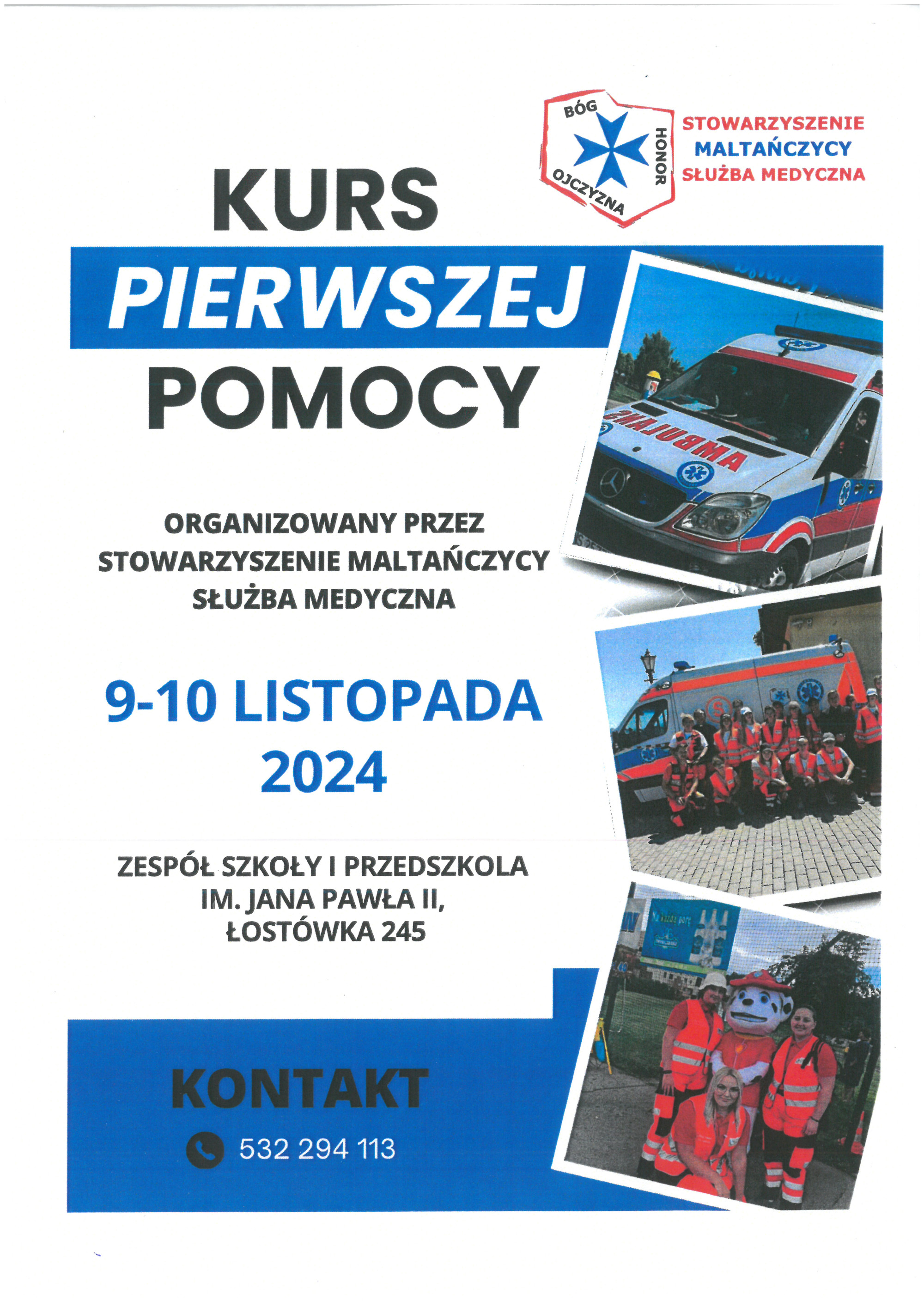 KURS PIERWSZEJ POMOCY