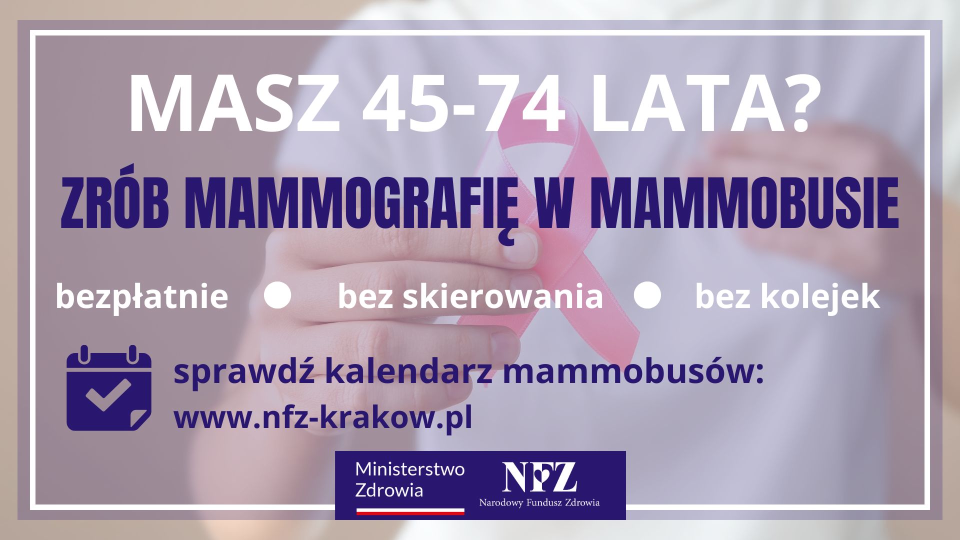 Zbadaj się w programie profilaktyki raka piersi