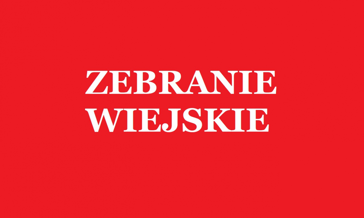 Zebranie Wiejskie