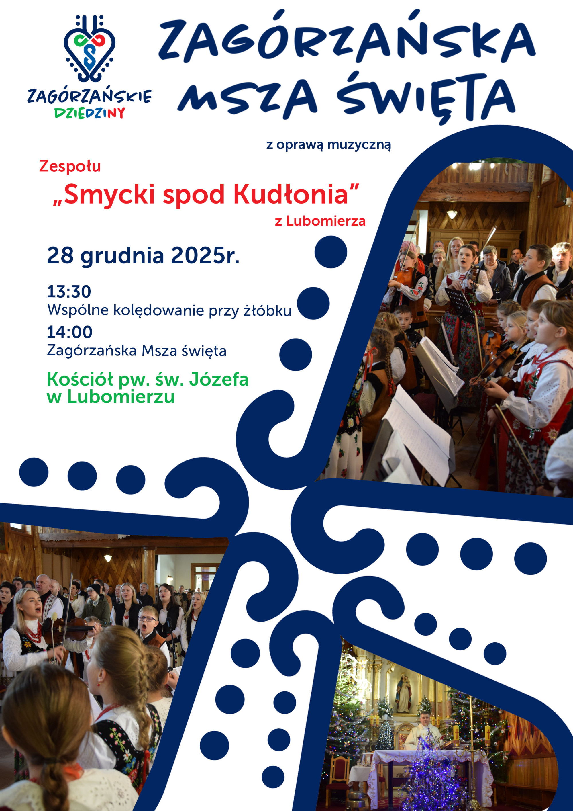 Zagórzańska Msza św. z oprawą muzyczną zespołu Smycki spod Kudłonia