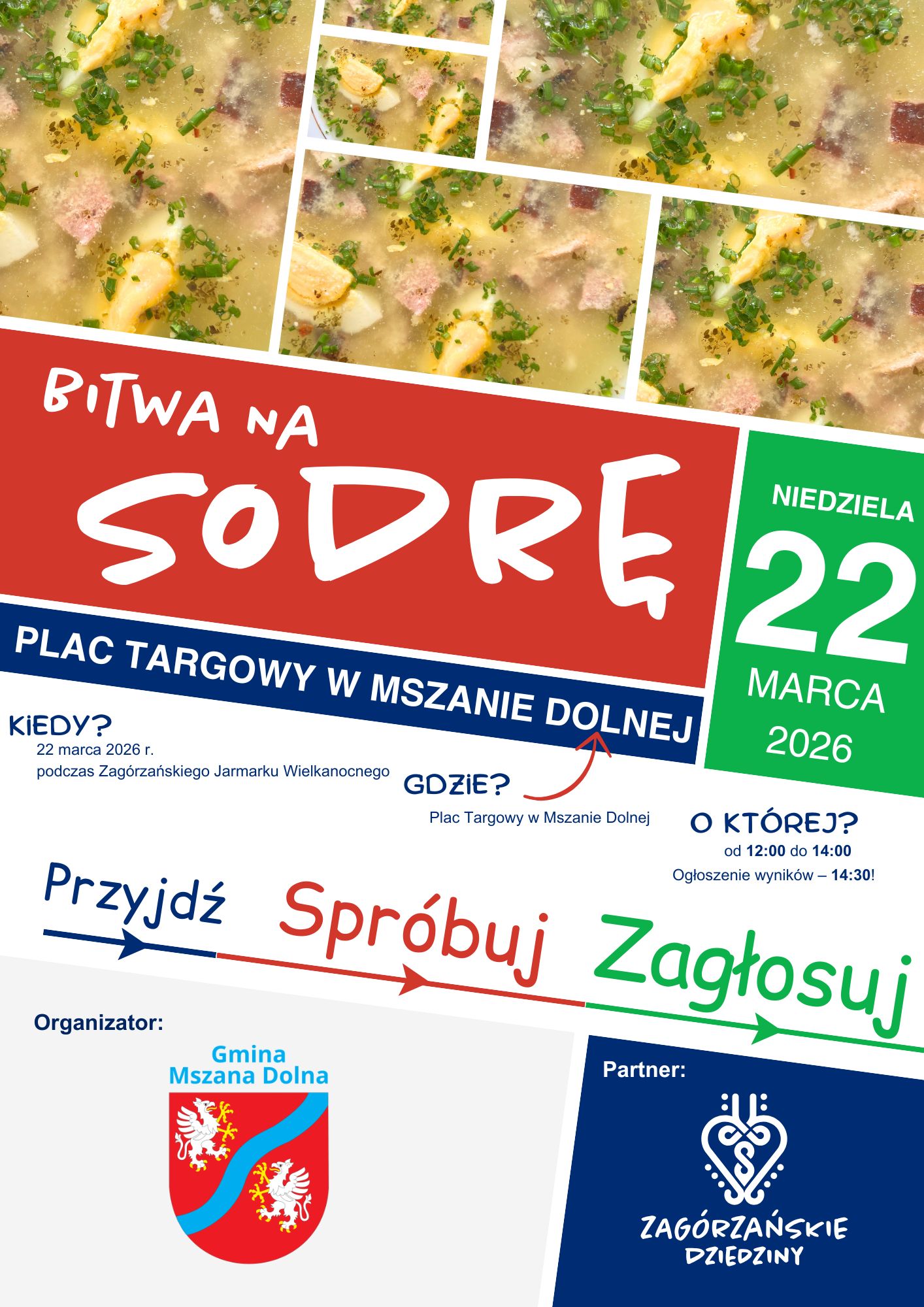 Bitwa na sodrę – przyjdź – spróbuj – zagłosuj!