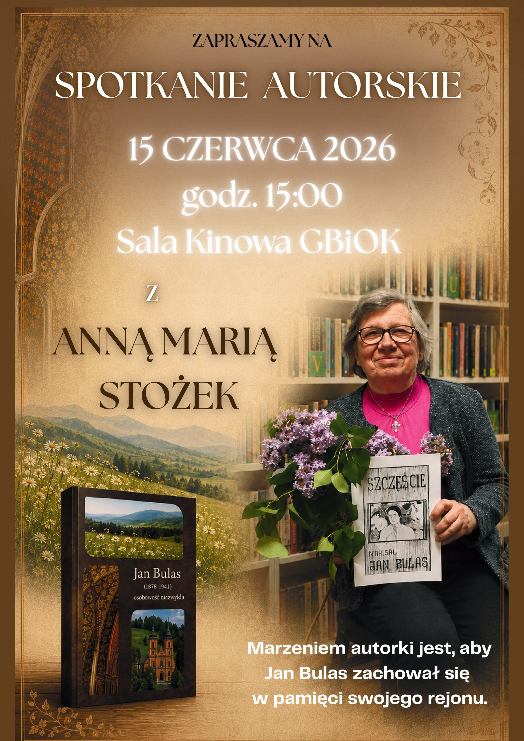 Spotkanie autorskie z Anną Stożek