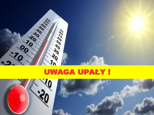 Komunikat w związku z nadchodzącymi upałami