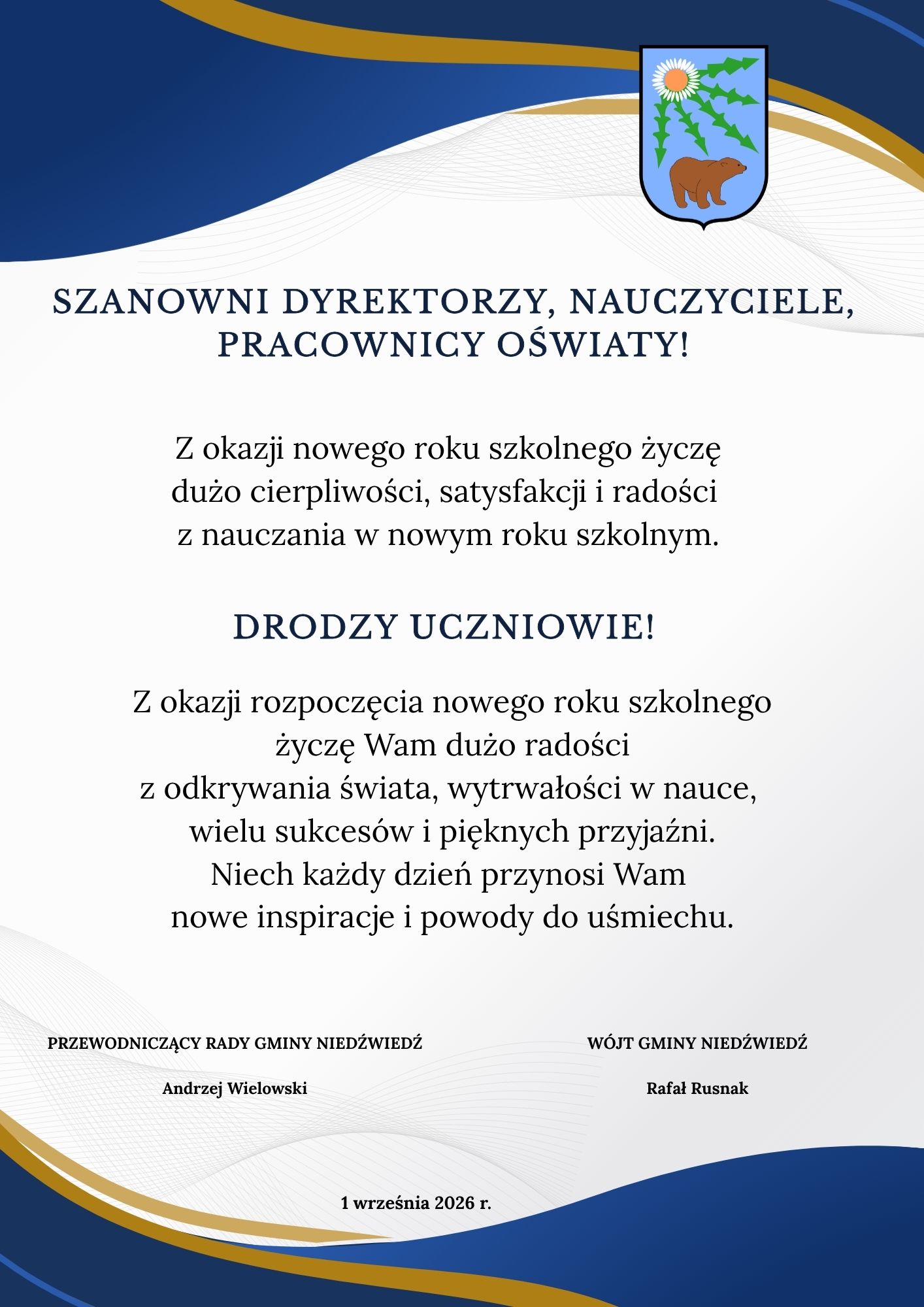Rozpoczęcie Roku Szkolnego